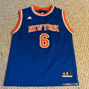Adidas New York Blue Basketball Jersey